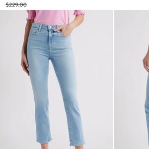 PAIGE Light Blue Women's Ankle Jeans